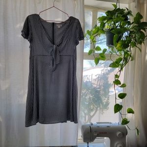 Xhilaration Size L Blue Plaid Mini Dress - Excellent Used Condition